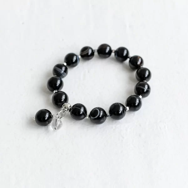 Juodas Agatas 12mm